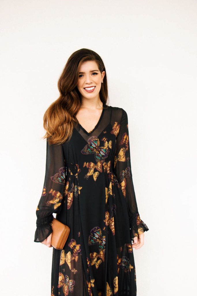 Set of 6 Earthy Wings Butterfly Dori Maxi Dress (S, M & L)